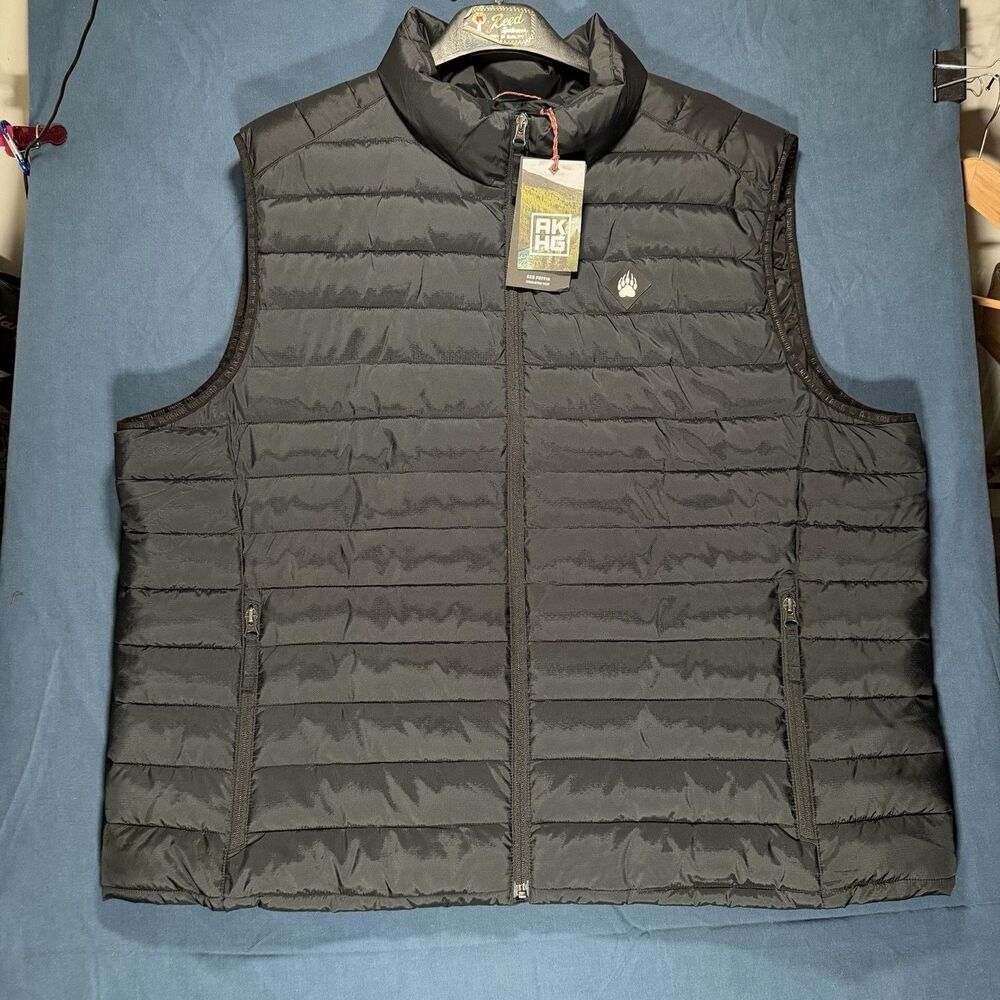 Duluth Alaskan Hardgear Anchorage Black Eco Puffin Puffer Vest Mens 3XL NEW NWT